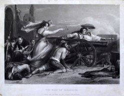 William Greatbach (1802-1885), The Maid of Saragossa, Stahlstich nach Sir David Wilkie, D1793