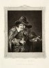 Albert Henry Payne (1812-1902) „Der wandernde Musikant“, Stahlstich nach Dietricy, D1246
