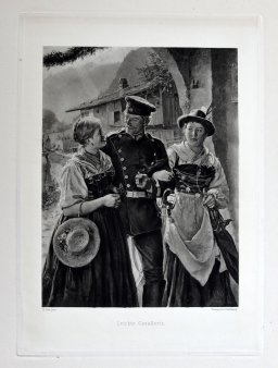 Hanfstaengl, Leichte Cavallerie, Photogravure, nach Rau, D1497