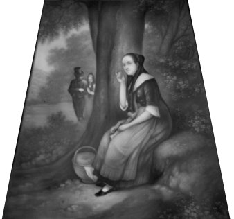 HPM 411 - Die Lauscherin,nach Meyerheim