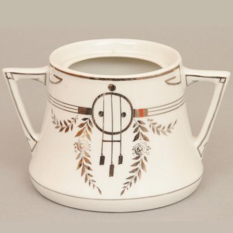 Buckauer Porzellanmanufaktur, Zuckerdose um 1904, D0475-058-19