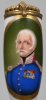 Halbportrait eines Würdenträgers, Porzellanmalerei, Pfeifenkopf, D2032