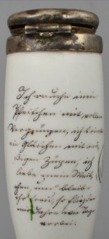 Rauchergedanken 1842, Porzellanmalerei, Pfeifenkopf, D1674