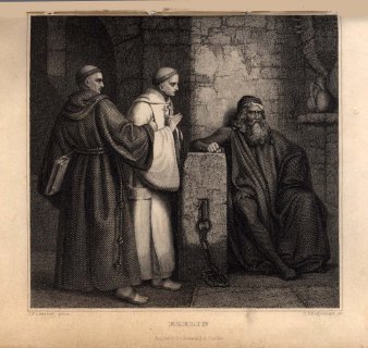 Timothy Stansfield Engleheart (1803-1879), Stahlstich, Ezelin, nach Lessing, A0068