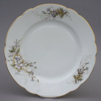 Buckauer Porzellanmanufaktur, Flache Teller 1890-1926, D0765-022-24