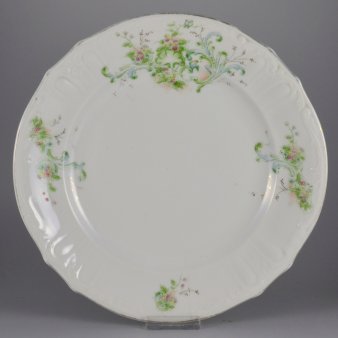 Buckauer Porzellanmanufaktur, Flache Teller um 1897, D0721-024-25