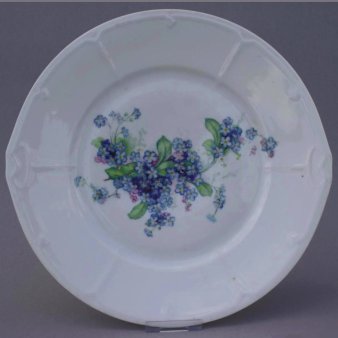 Buckauer Porzellanmanufaktur, Kuchenschale um 1900, D0799-025-00