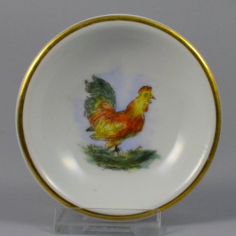 Buckauer Porzellanmanufaktur, Salznapf um 1900, D0917-256-37