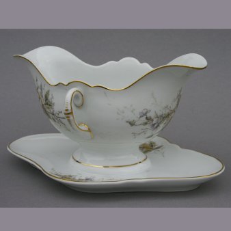 Buckauer Porzellanmanufaktur, Sauciere 1890-1926, D0774-128-24