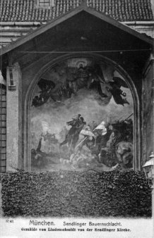 Wilhelm Lindenschmit (1806-1848), Sedlinger Bauernschlacht, AK, D2056