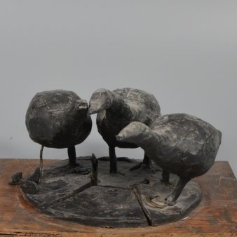 Dieter Borchardt, Gänsegruppe, Kleinplastik