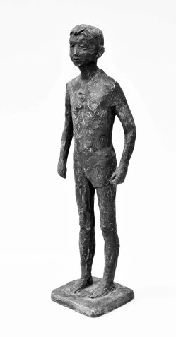 Dieter Borchhardt, Stehender Junge, Entwurf 2, Gips