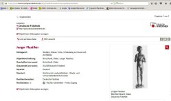 Dieter Borchhardt, Gipsmodell, Junger Plastiker, Deutsche Fotothek