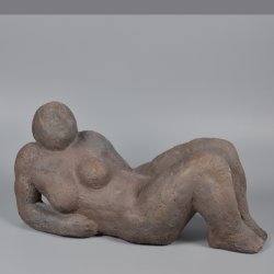 Dieter Borchhardt, Liegende, Kleinplastik