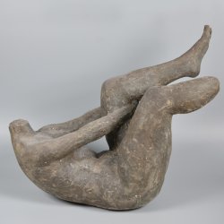 Dieter Borchhardt, Liegender Torso, Kleinplastik