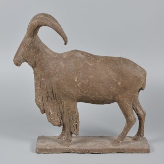 Dieter Borchhardt (geb. 1931), Mähnenspringer, Polyesterbeton 1985, Kleinplastik