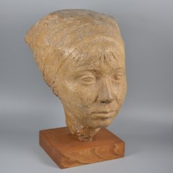 Dieter Borchhardt, Porträt Rosel, Kleinplastik