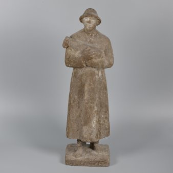 Dieter Borchhardt, Schäfer mit Lamm 1, Kleinplastik