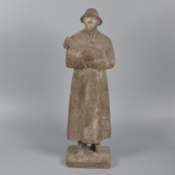 Dieter Borchhardt, Schäfer mit Lamm 1, Kleinplastik