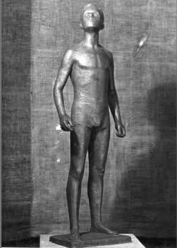 Dieter Borchhardt, Sputnikgucker 1964, Bronze, Magdeburg