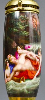 Henry Howard (1769-1847), Der Raub des Hylas, Porzellanmalerei, Pfeifenkopf, B0172