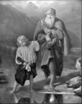 PPM 113 Der Messner, nach Daege, Lithophanie