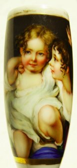 Sir Thomas Lawrence (1769-1830), Emily und Laura Calmady, Porzellanmalerei, Pfeifenkopf, M0001