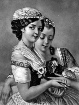 PPM 326 - Mädchen mit Hahn