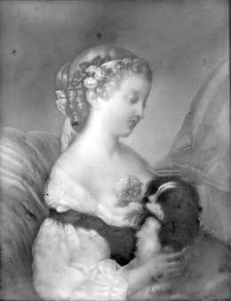 PPM 387 – Mädchen mit Hund nach Brochard