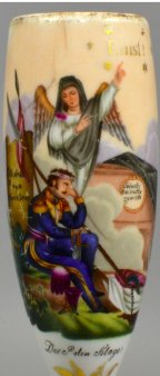 Des Polen Klage, Porzellanmalerei, Pfeifenkopf, D1712