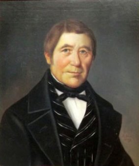 Hermann Werner (1816-1905), Gemälde 1849, „Portrait Friedrich Wichmann“