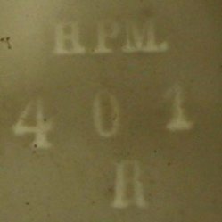 HPM 401 R - Blair 965 backstamp bearb