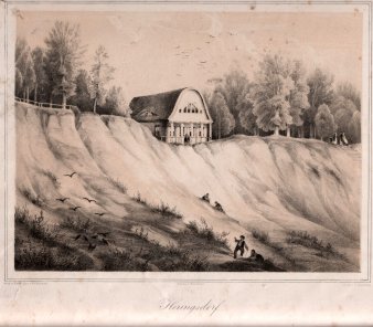 Henning, J., Heringsdorf, Villa Schering alter Zeit, Lithographie nach W.v.Schack, D0163-8