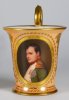 Paul Delaroche (1797-1856) Napoleon Bonaparte, Porzellanmalerei, Tasse, D2101