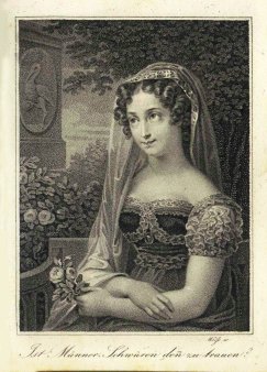 David Weiß (1775-1846), Punktierkupferstich, Ist Männer-Schwüren denn zu trauen, A0121