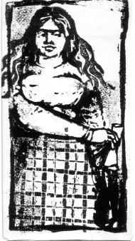 Heinz Bormann (1926-1974), Illustration, Groß, Die Nonne mit dem …, Eulensp-Verl, 1961-11