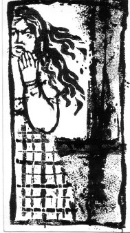 Heinz Bormann (1926-1974), Illustration, Groß, Die Nonne mit dem …, Eulensp-Verl, 1961-2