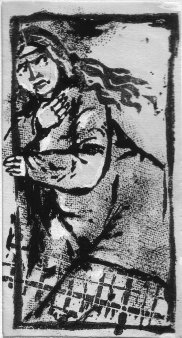 Heinz Bormann (1926-1974), Illustration, Groß, Die Nonne mit dem …, Eulensp-Verl, 1961-6