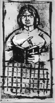 Heinz Bormann (1926-1974), Illustration, Groß, Die Nonne mit dem …, Eulensp-Verl, 1961-9