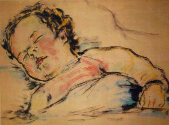 Heinz Bormann (1926-1974), Schlafendes Kind