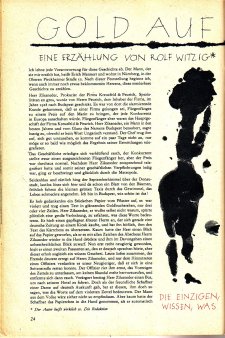 Das Magazin 57-04-24 Rolf Witzig, Gold auf Violett