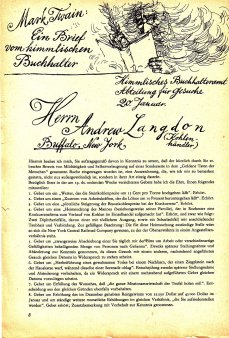 Das Magazin 60-01-08 Mark Twain, Ein Brief vom himmlischen Buchhalter