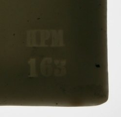 HPM 163, Blair 1595 backstamp