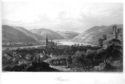 E. Hoefer, Bingen, nach Emminger, Lithographie, D1390