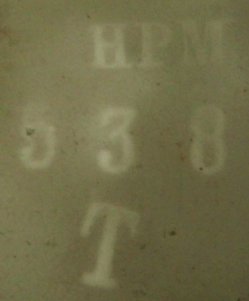 HPM 538 T - Blair 985 backstamp bearb