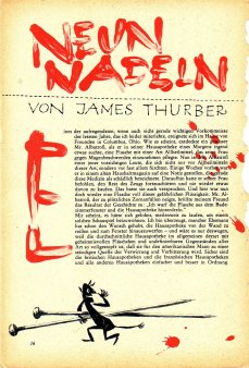 Das Magazin 62-11-16 James Thurber, Neun Nadeln