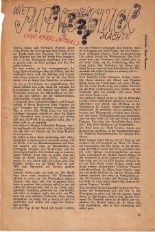 Das Magazin 63-02-19 Karel Michal, Wie Pupenec sein Glück machte