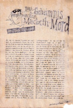 Das Magazin 63-06-21 James Thurber, Das Geheimnis um den Macbeth-Mord
