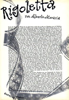 Das Magazin 63-09-06 Alberto Moravia, Rigoletta