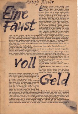 Das Magazin 63-10-22 Henry Slesar, Eine Faust voll Geld